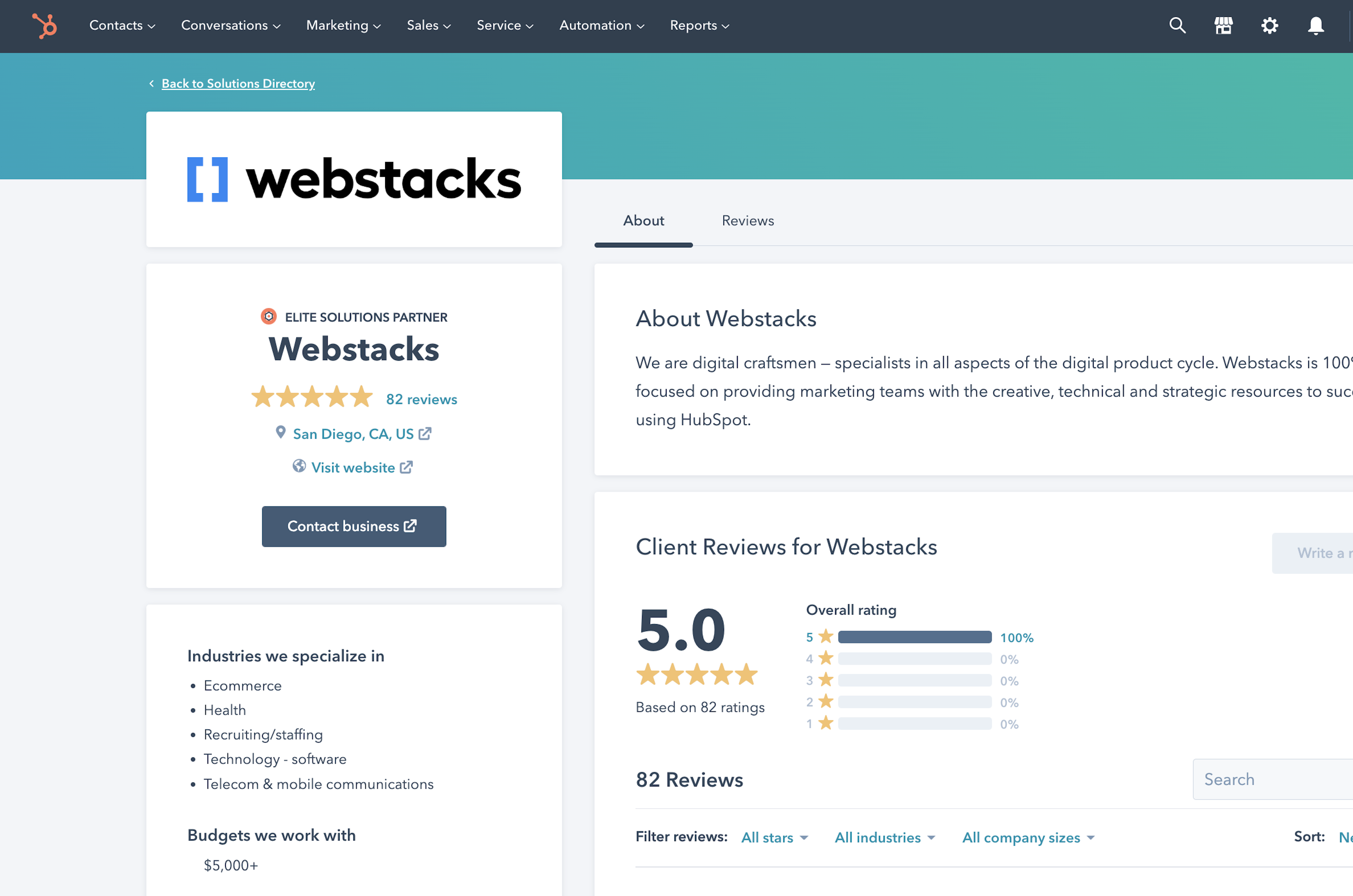 Webstacks-hubspot-partner-directory
