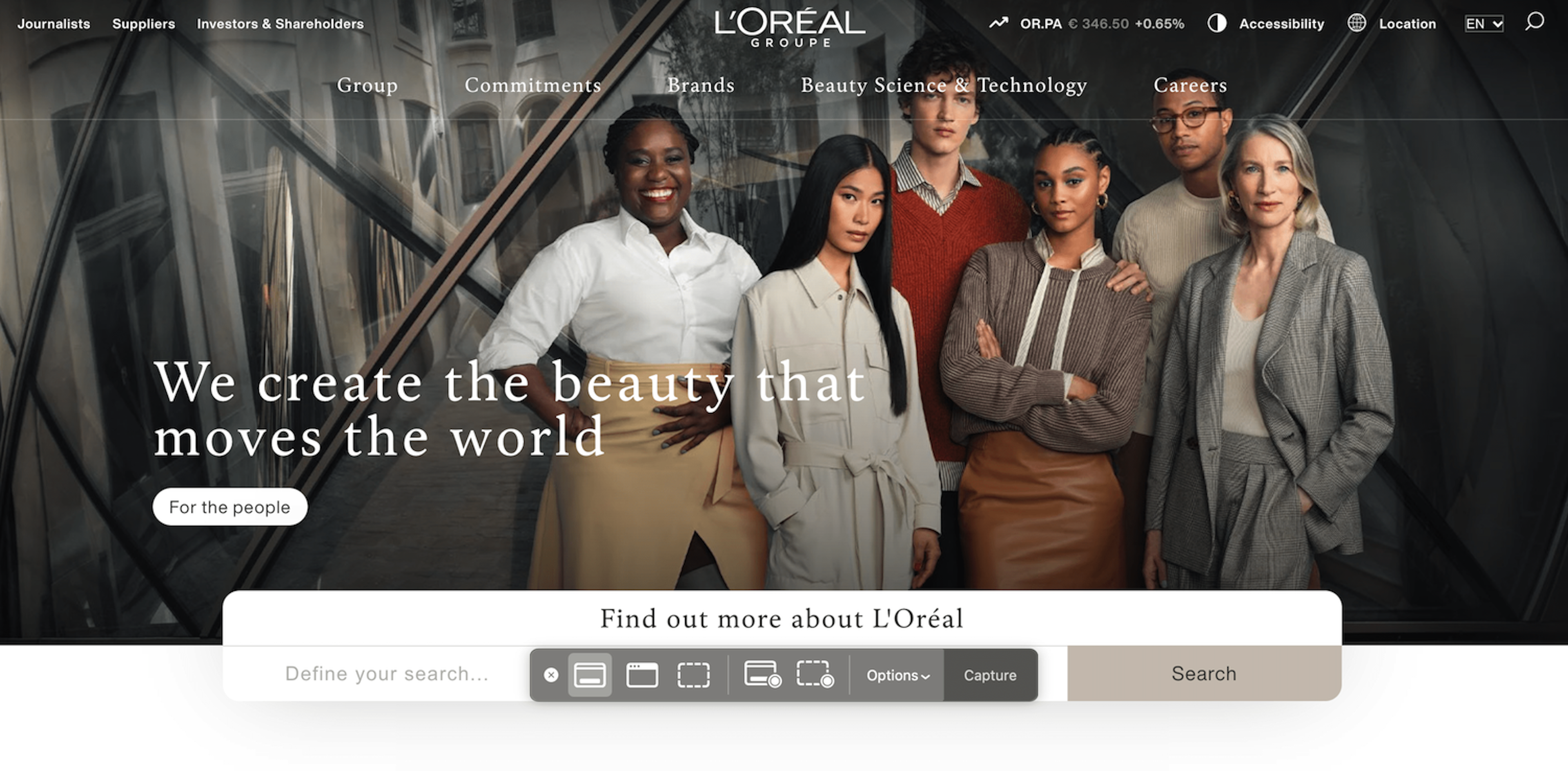 loreal homepage