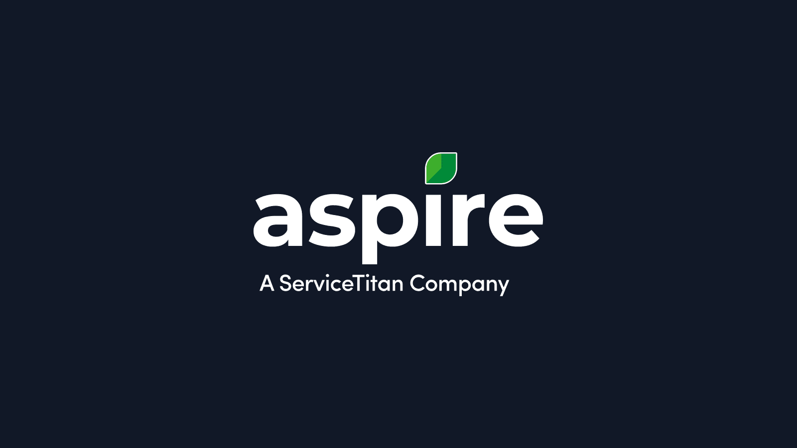 Aspire logo on dark background