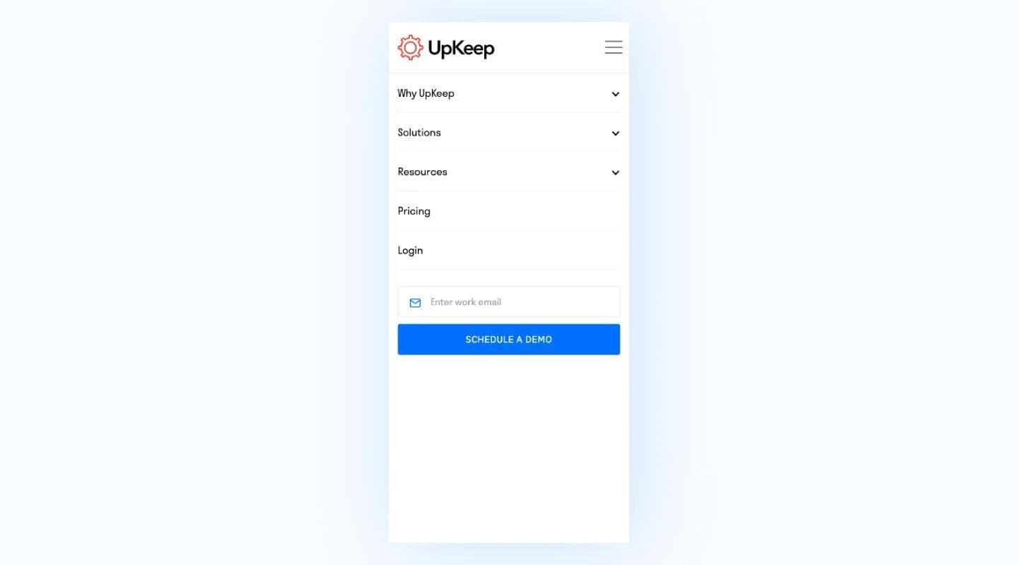 upkeep-mobile UpKeep mobile experience, UX design mobile