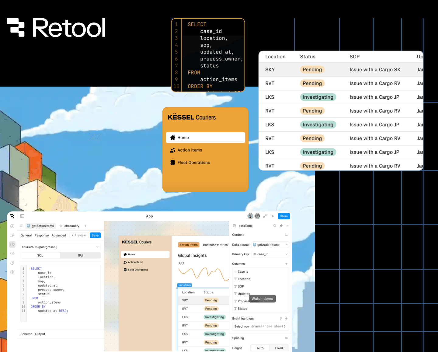 Retool product illustration