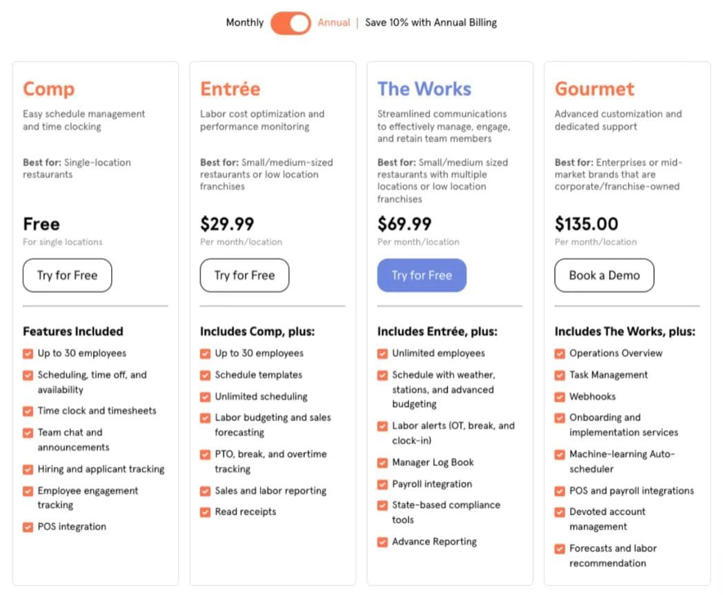 7 shift pricing page 7 shift pricing page