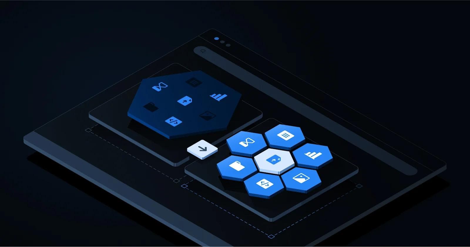 an illustration of composable websites