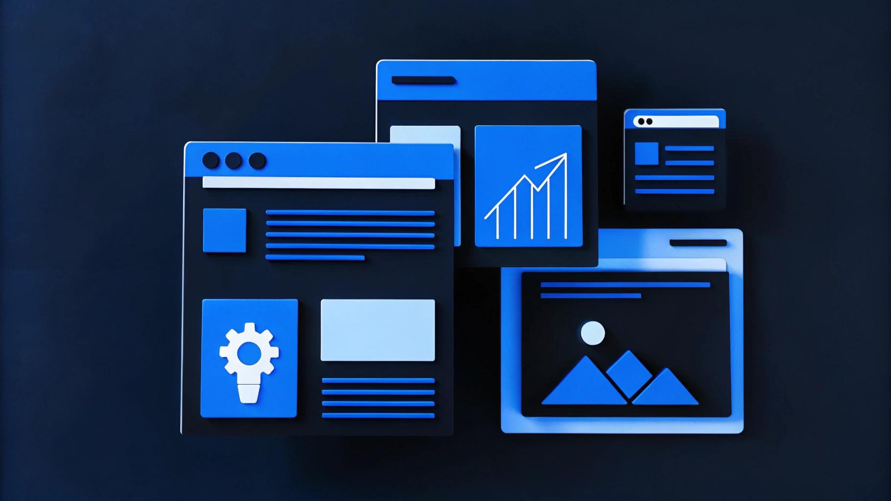 an illustration of website redesign for inbound marketing