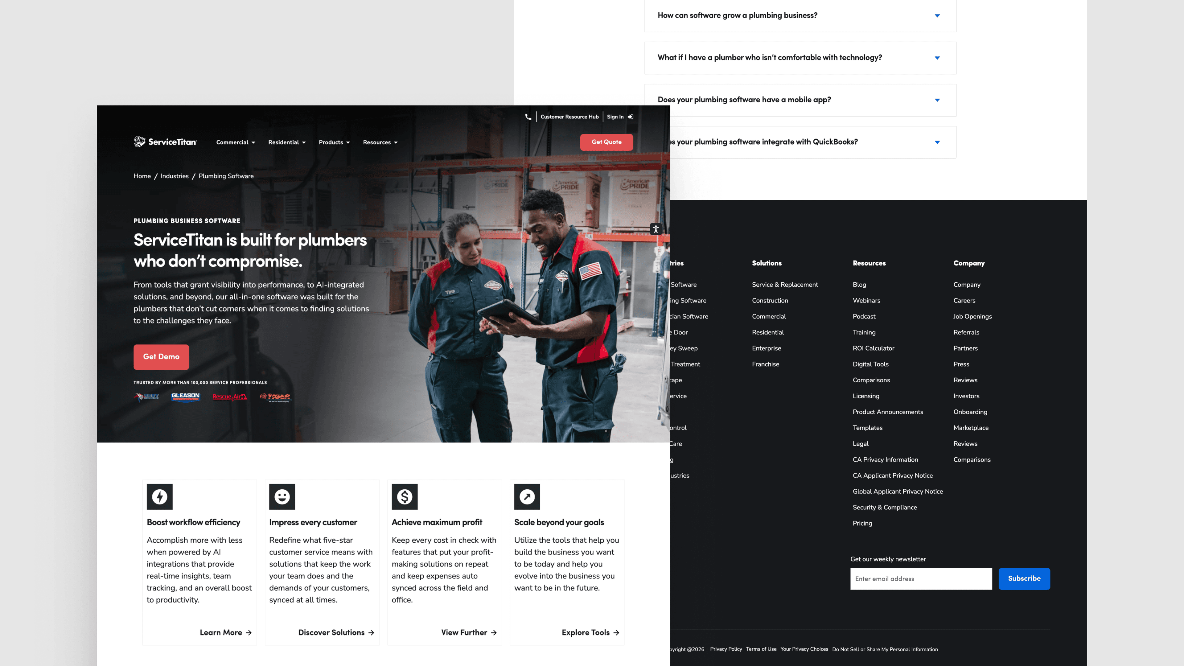ServiceTitan industry page