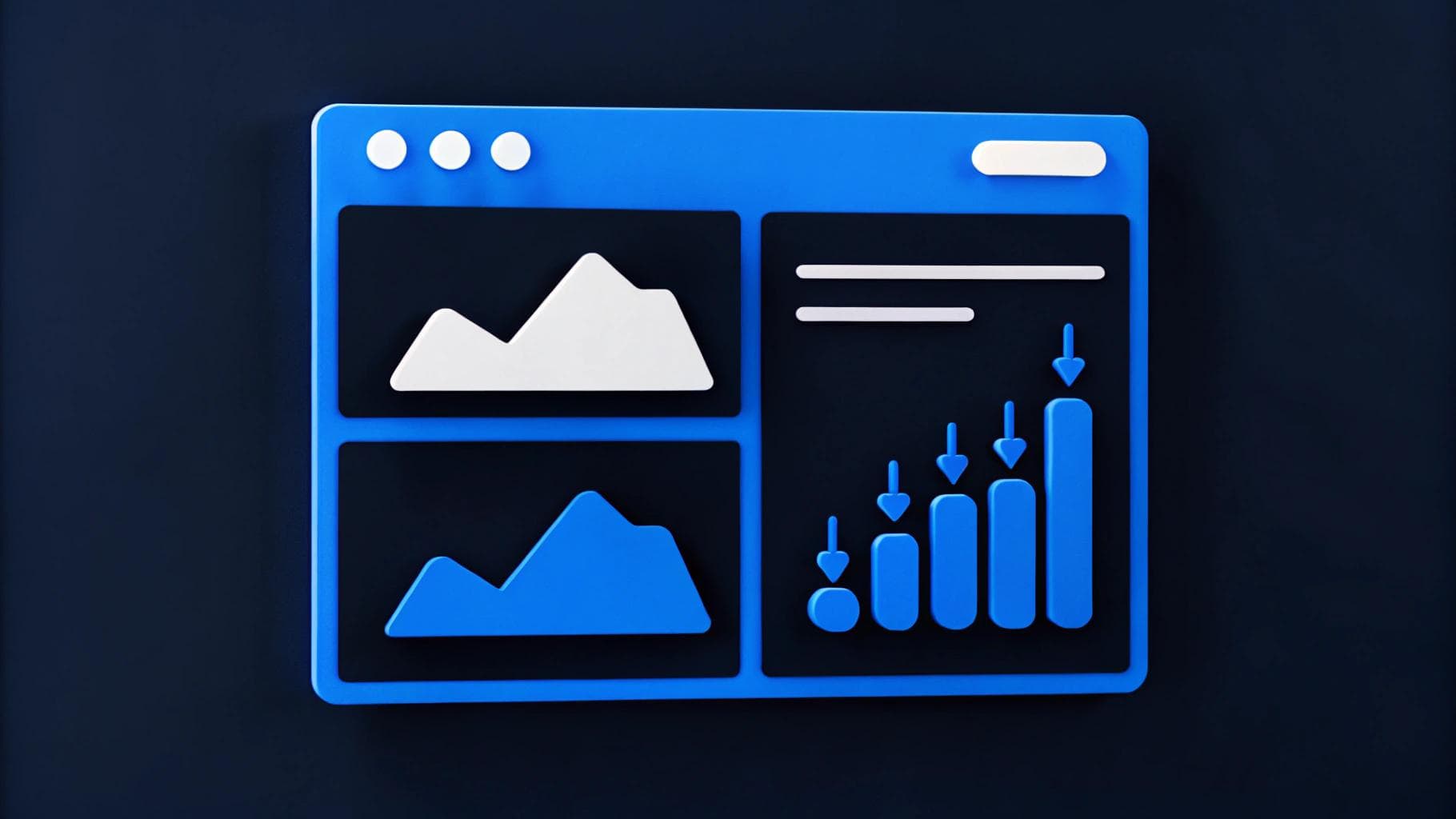 rendering of a webpage with graphs on it