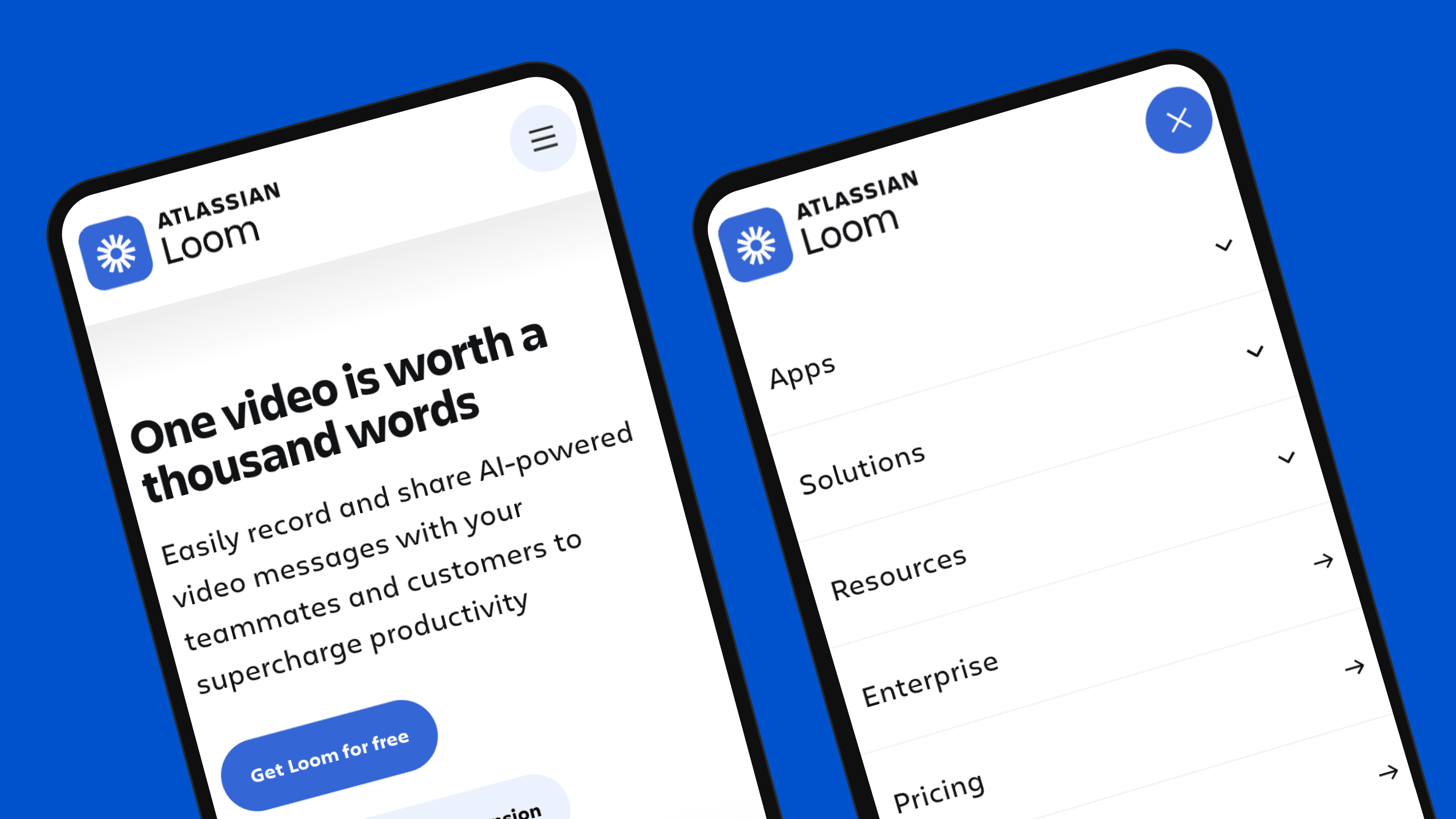 Loom by Atlassian mobile design