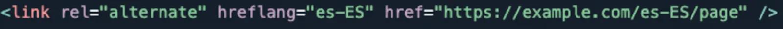 International SEO Hreflang tag
